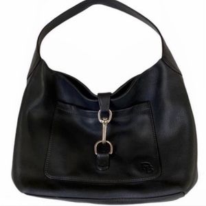 DOONEY & BOURKE ‘Annalisa Lock Sac" Hobo Style Black Satchel Lock Sac. EUC, Med